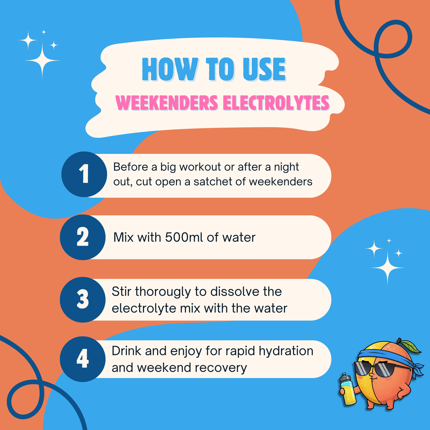 Weekenders Pack | 15 Sachets | Mango Peach