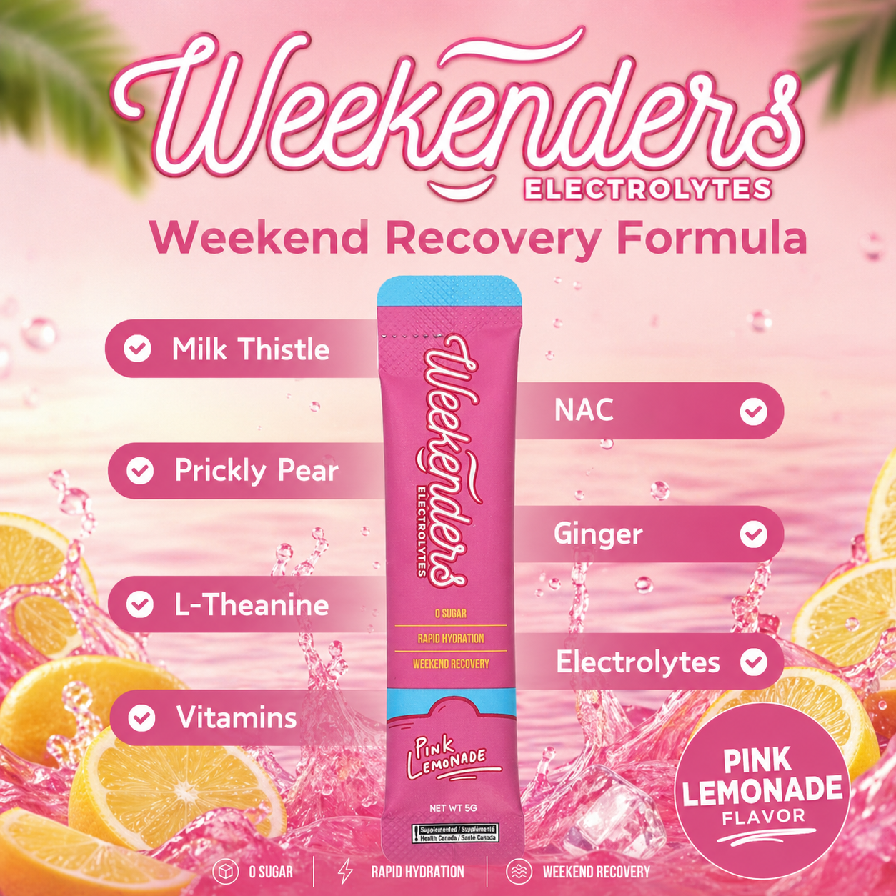 Weekend Trial Pack  | Pink Lemonade