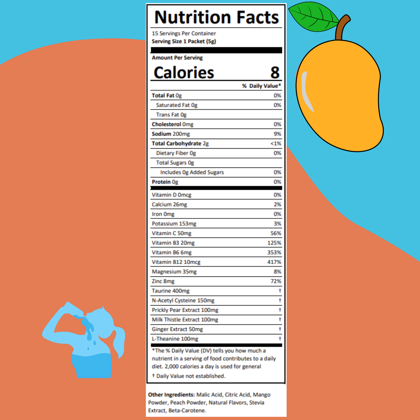 Weekenders Pack | 15 Sachets | Mango Peach
